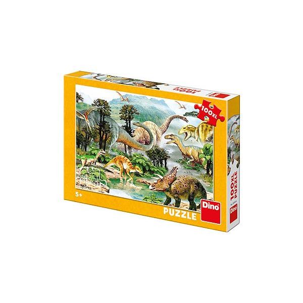 ŽIVOT DINOSAURŮ 100XL Puzzle ŽIVOT DINOSAURŮ 100XL Puzzle