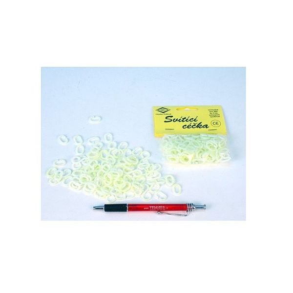 Céčka svítící 20g plast v sáčku 10x10cm **** Céčka svítící 20g plast v sáčku 10x10cm ****