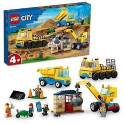 LEGO® City 60391 Vozidla ze stavby a demoliční koule ****