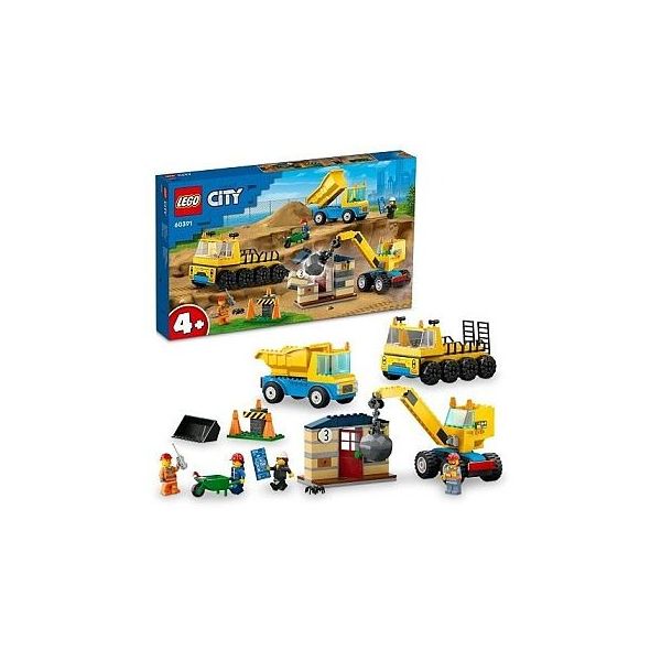 LEGO® City 60391 Vozidla ze stavby a demoliční koule **** LEGO® City 60391 Vozidla ze stavby a demoliční koule ****