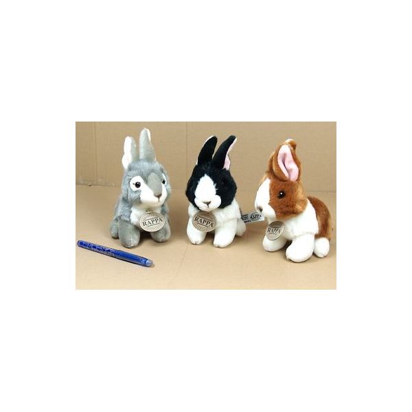 Zajíc 16 cm 3 druhy - plyšový **** Zajíc 16 cm 3 druhy - plyšový ****