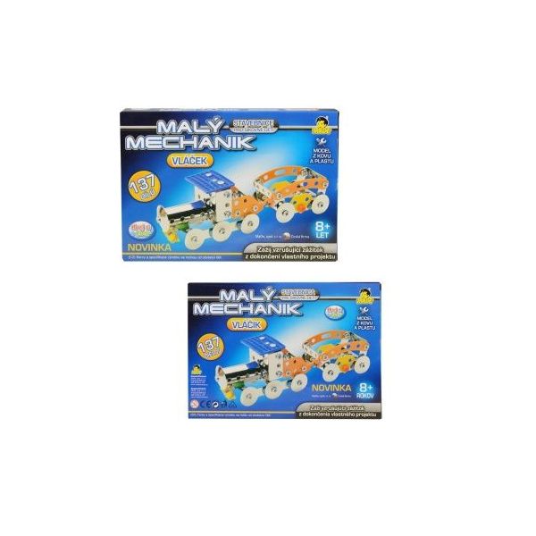Malý mechanik - Vláček 137 dílů Malý mechanik - Vláček 137 dílů