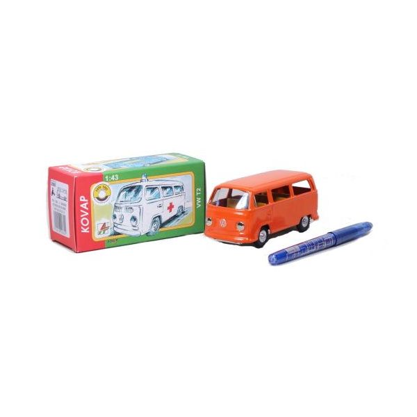 VW Mikrobus s pohonem - oranž. **** VW Mikrobus s pohonem - oranž. ****