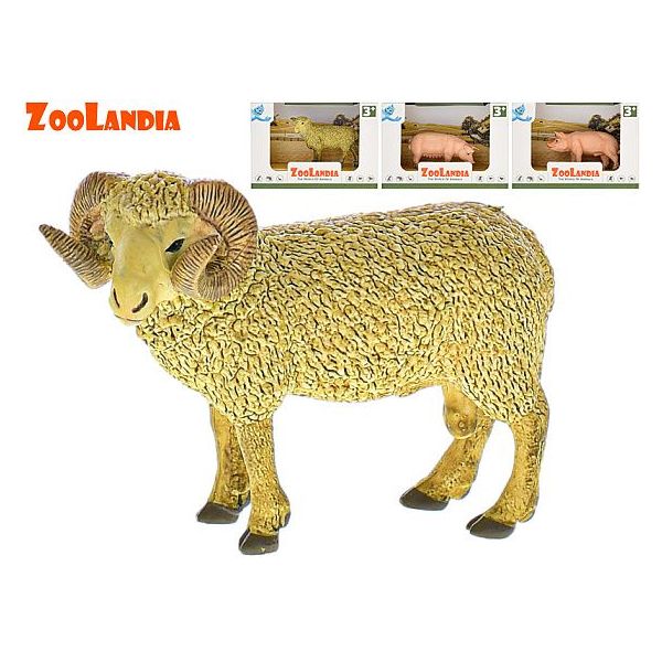 Zoolandia zvířátko farma 10-13cm 4druhy v krabičce Zoolandia zvířátko farma 10-13cm 4druhy v krabičce