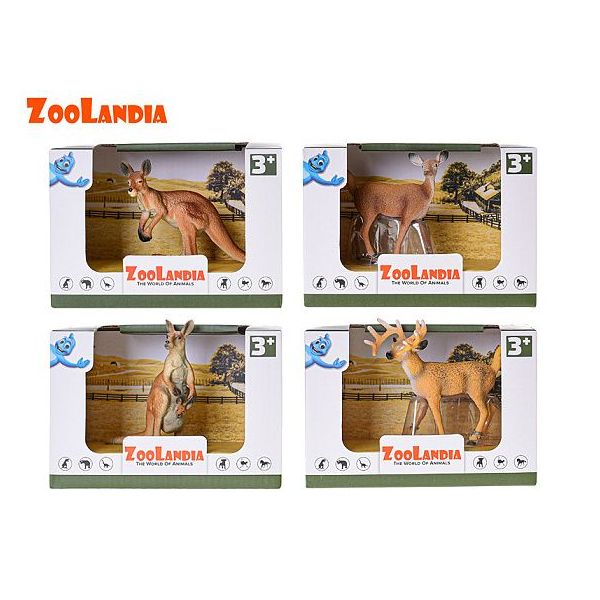 Zoolandia zvířátko safari 4druhy v krabičce Zoolandia zvířátko safari 4druhy v krabičce