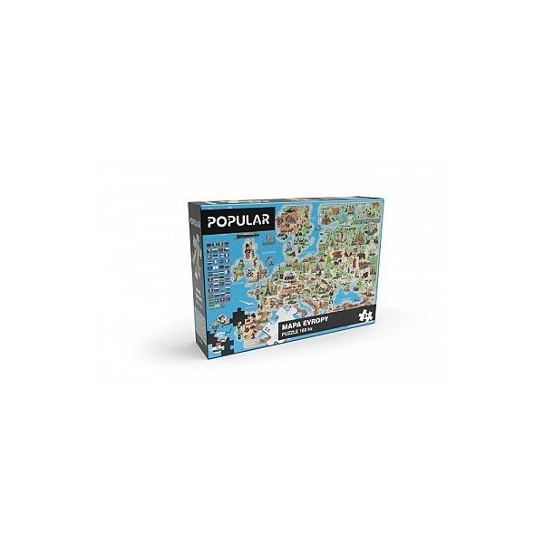 Puzzle - Mapa Evropy Puzzle - Mapa Evropy