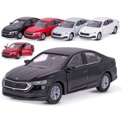 Welly Škoda Octavia IV 12cm kov zpětný chod 4barvy