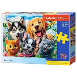 Puzzle - puzzle 120d.Castor - Zvířecí selfie  *****
