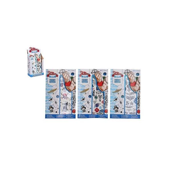 Tetovací samolepky kluci 25cm Tetovací samolepky kluci 25cm