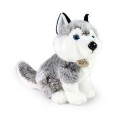 Plyšový pes husky 30 cm  ****