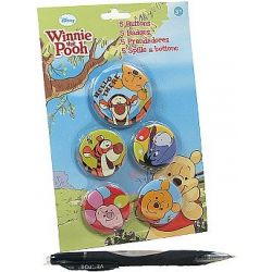 Placka - odznak - Disney Button Sets ass6