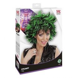 Dámská paruka zelený melír