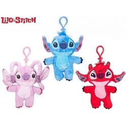 Lilo & Stitch přívěsek na klíče plyšový 13cm 3druhy 10m+