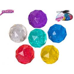 Glamour hopík 3cm 6barev 6ks v síťce
