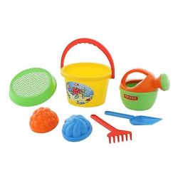 Sada na písek č. 204: Kbelíček střední: Sítko: 2 formič/+1/ ****