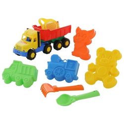 Sada na písek č. 105: Auto Favorit: Sítko - tvar květ: /+1  ****