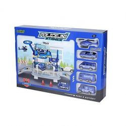 Garáž Policejní stanice s pumpou set 65 cm - český obal