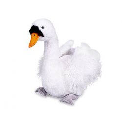Labuť velká plyšová 30cm 0m+ v sáčku