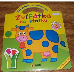 Kniha SUN - Říkadla - Zvířátka na statku se samolepkami  ***