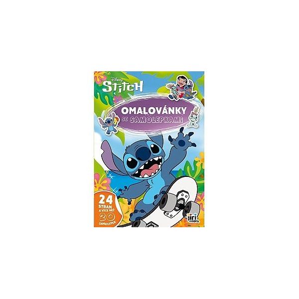 Omalovánky A4 se samolepkami Lilo & Stitch