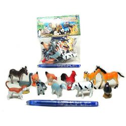 zvířátka domácí 12 ks v sáčku