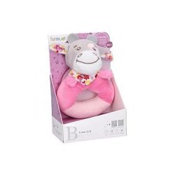 Chrastítko plyš kroužek kráva 13cm