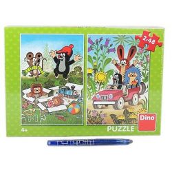 Puzzle 40 - Krtek a jahody