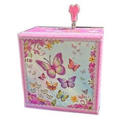 Šperkovnice s hudbou - motýli