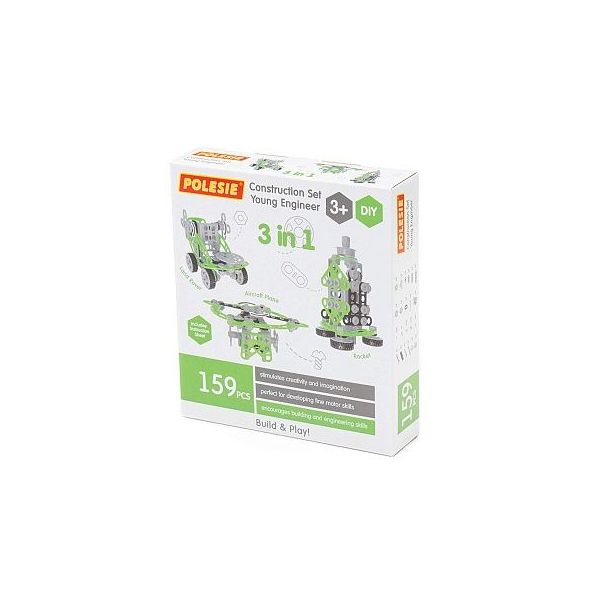 Stavebnice Malý inženýr 159 ks.  /+3  ***