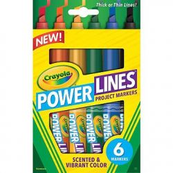 Crayola Fixy Powerlines zářivé ****