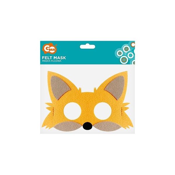 Maska liška filcová