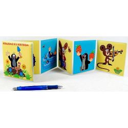 knížka rozkládací Krtek