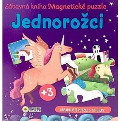 Kniha SUN - Zábavná magnetická kniha JEDNOROŽCI  ****
