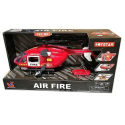 Vrtulník hasičský s efekty 38 cm