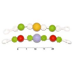 Řetěz na kočárek - kytičky