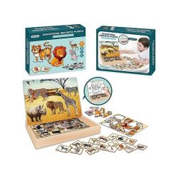 Puzzle magnetické - safari