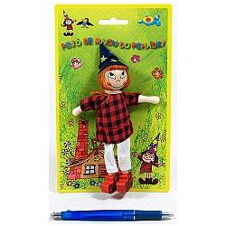 čarodějnice malá dřevěná 13 cm ***AKCE**