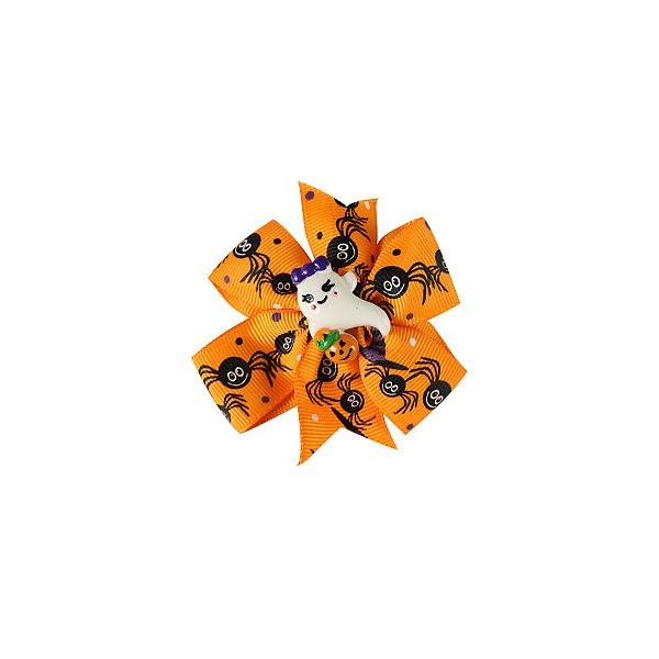 Spona do vlasů oranžová duch