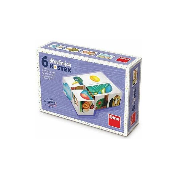 KACHNA 6  Dřevěné licenční kostky  ****