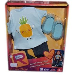 Obleček trop. tričko a džíny - Pineapple   ****