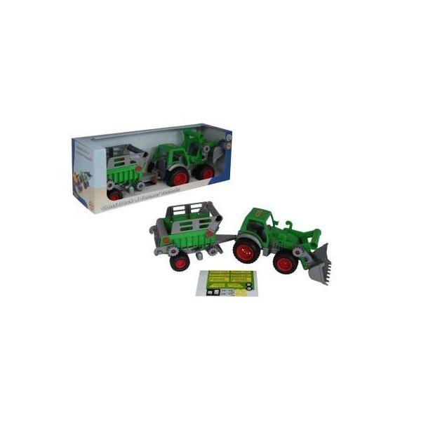 Traktor Farmář s přívěsem a lžící /+1 ****