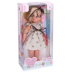 Panenka s mašlí 35 cm