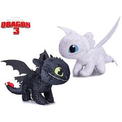 Jak vycvičit draka 3 - drak plyšový 26cm 2druhy 0m+