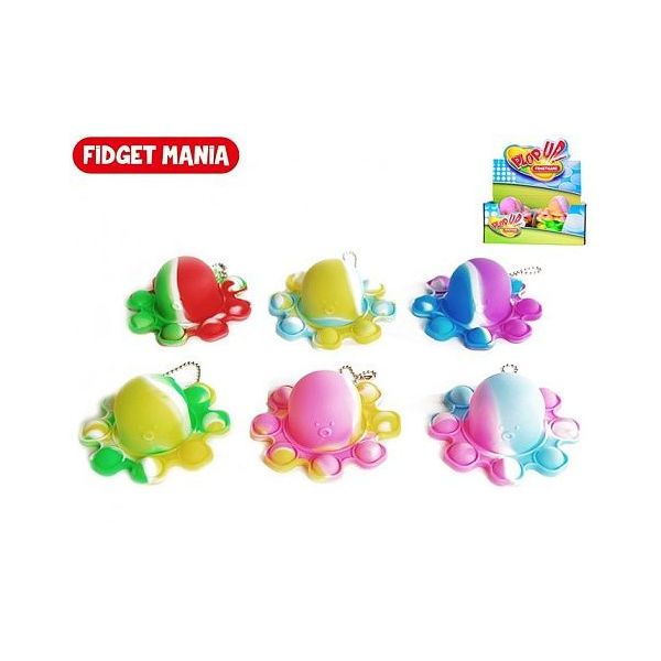 Plop up! přívěsek na klíče chobotnice 9cm 6barev