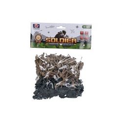 Figurky vojáci set 200 ks 4 cm