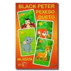 Černý Petr/Pexeso/Dueto fmláďata 3v1 7x10