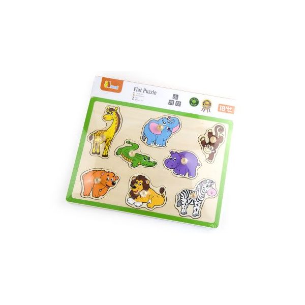 Dřevěná vkládačka - divočina ***