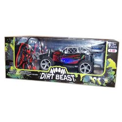 R/C buggy terénní 25cm 27MHz plná funkce na baterie se světlem