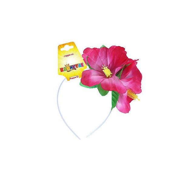 Čelenka hawaii 3 květy