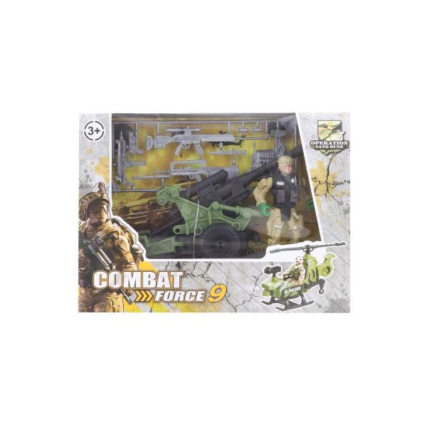 Vojenská sada s kanónem